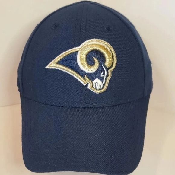 NEW Era 9Forty Los Angeles LA Rams NFL Youth Adjustable Strapback Cap Hat Navy - Picture 1 of 8